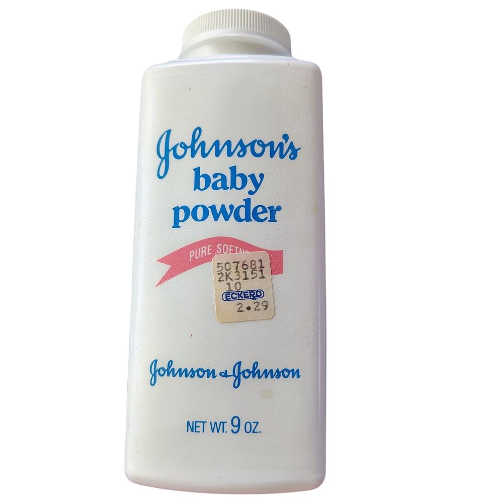 Johnson's Baby Powder Talc Formula 9 oz Pure Softening 1991 VTG NEW Old Stock
